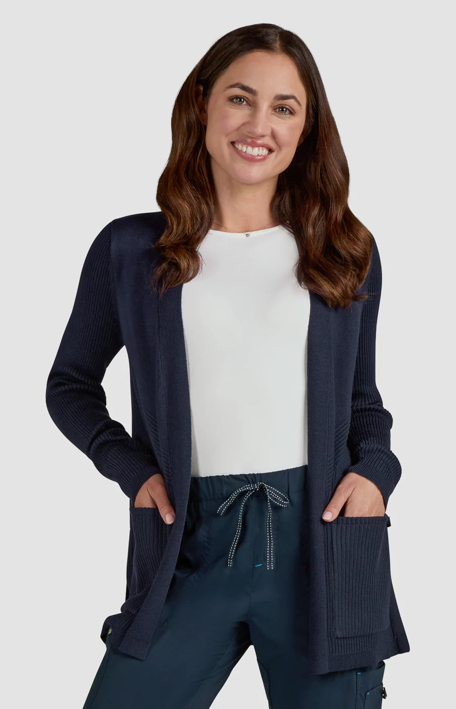 Koi - Scrubs Essentials Kori Women's 2-Pocket Sweater Wrap (463)