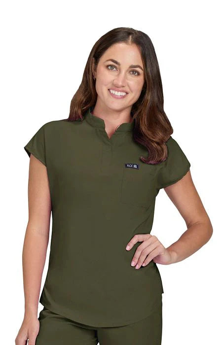 Koi - Basics Ari Women's 1-Pocket Stretch Tuck-In Scrub Top (1093)