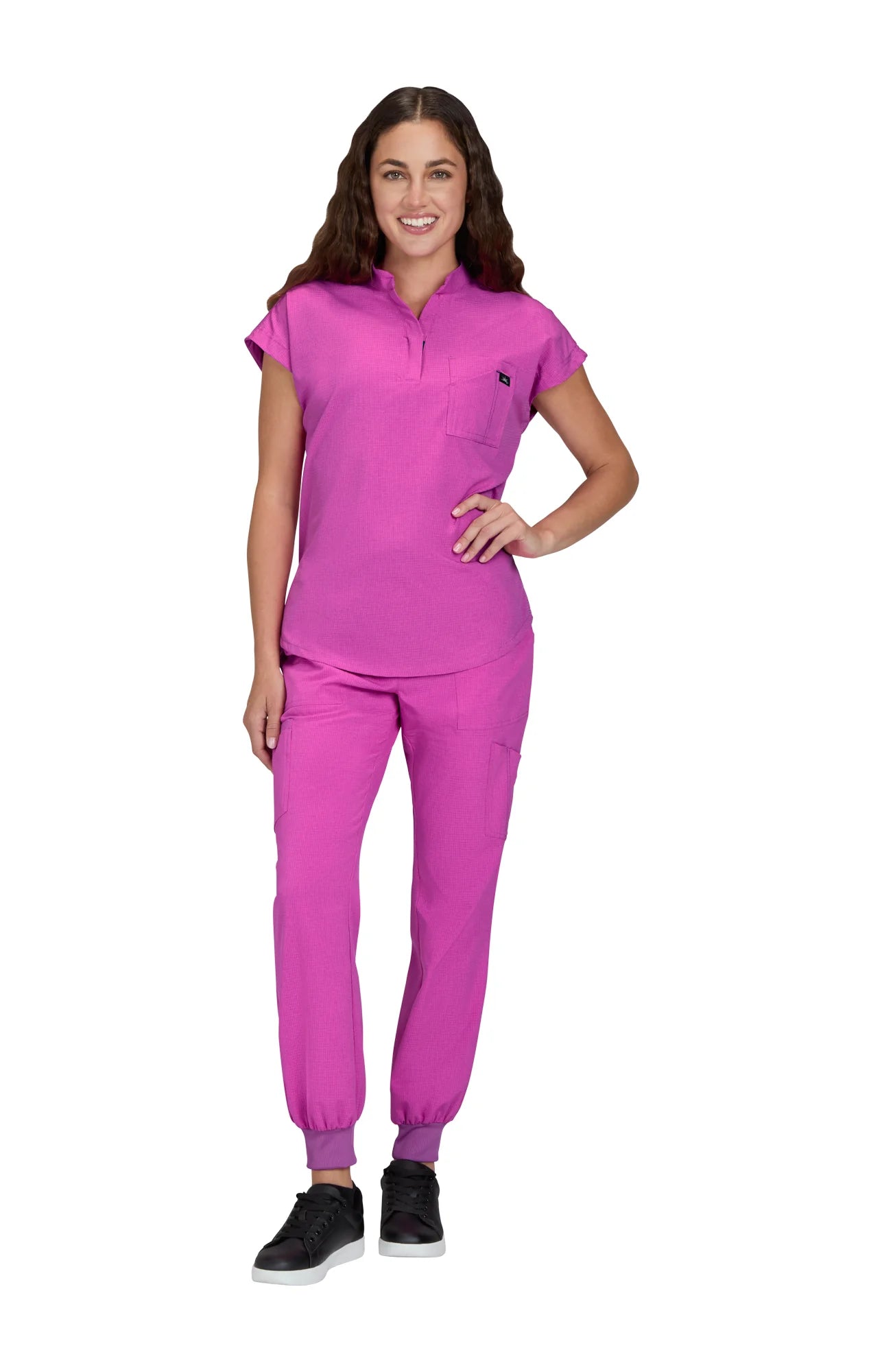 Koi - Solis x koi Catrin Women's 2-Pocket Zipper-Neck Scrub Top (1131)