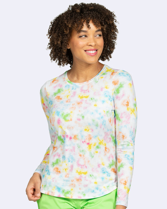 Zavate - Bella Brushed Knit Printed Tee (1155)