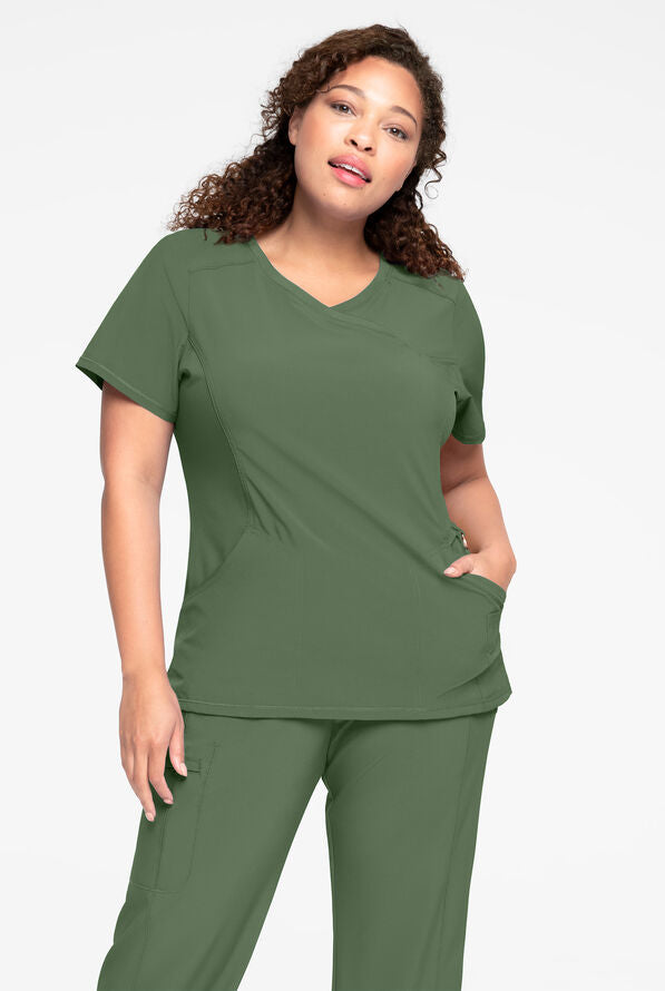 Cherokee - Mock Wrap Top (2625A)
