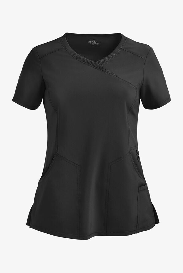 Cherokee - Mock Wrap Top (2625A)