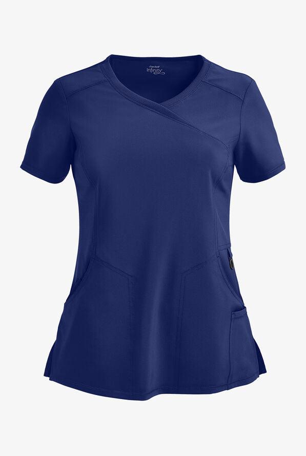 Cherokee - Mock Wrap Top (2625A)