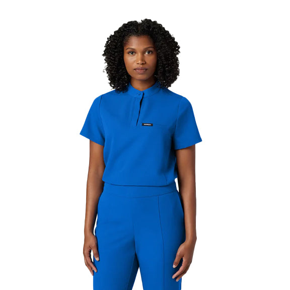 Jaanuu - Women's Savi Tuck-In Stand-Collar Scrub Top (W10006)
