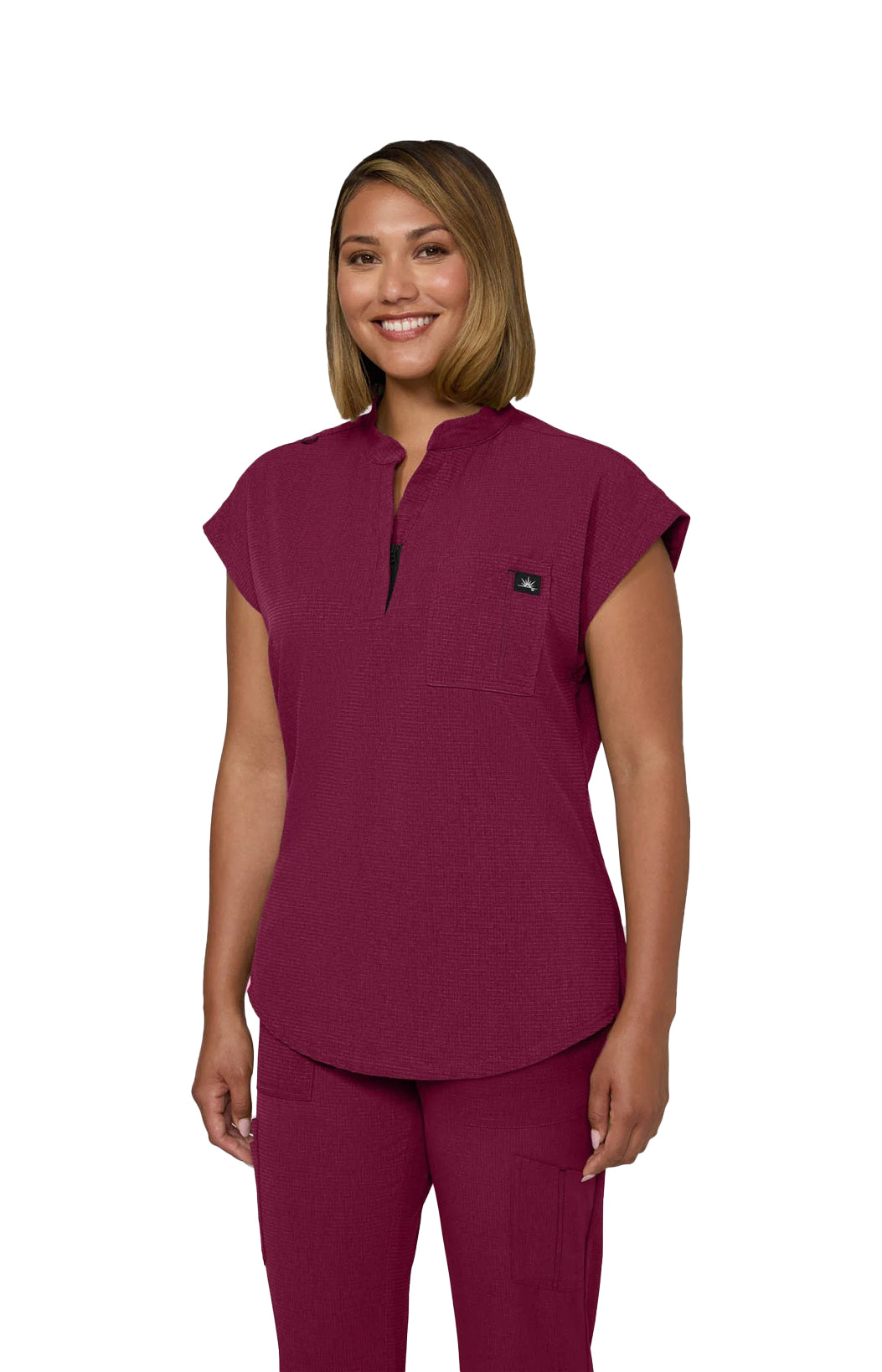 Koi - Solis x koi Catrin Women's 2-Pocket Zipper-Neck Scrub Top (1131)