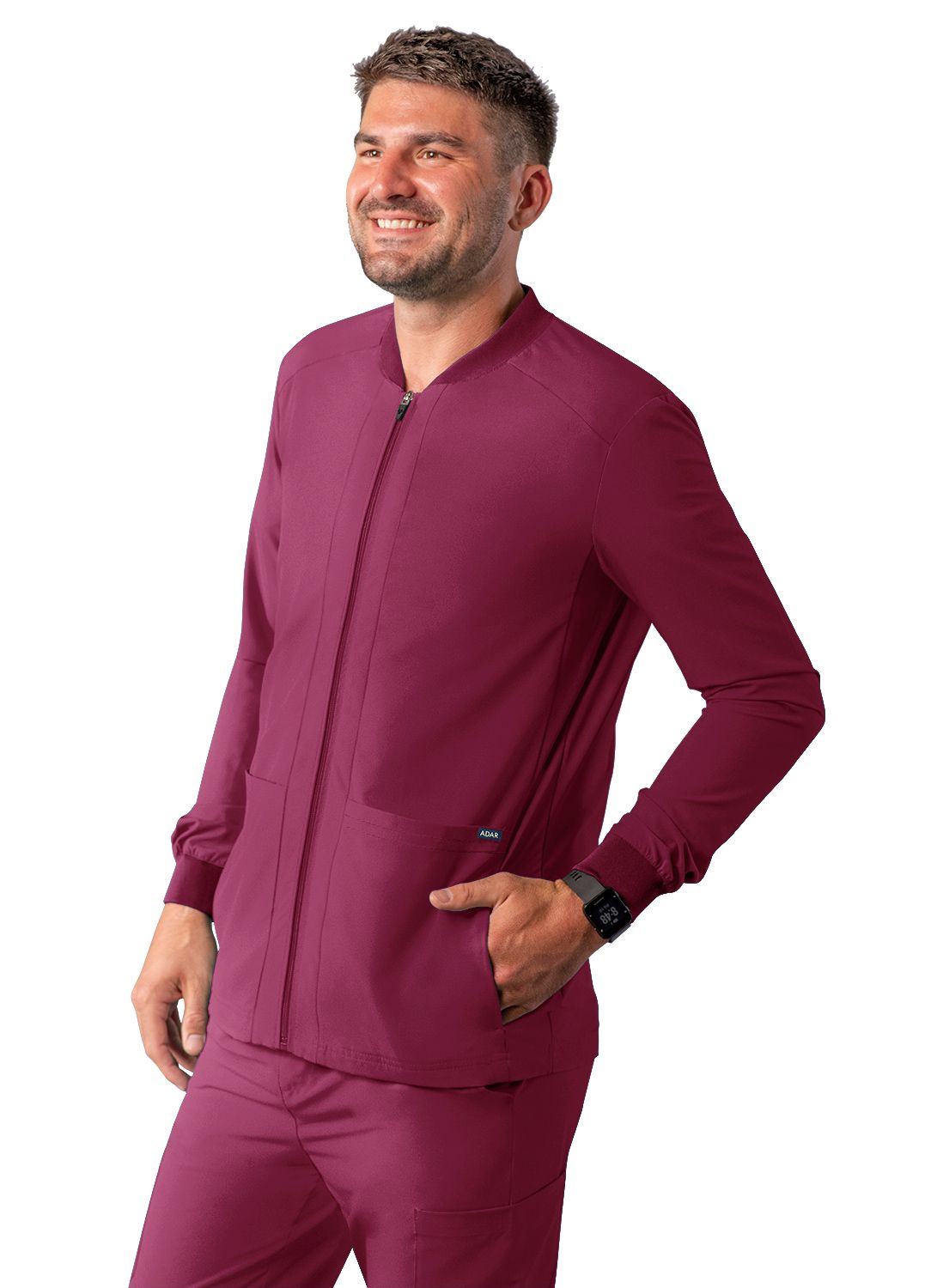 Adar - Men's Bomber Zipped Jacket (A6206)