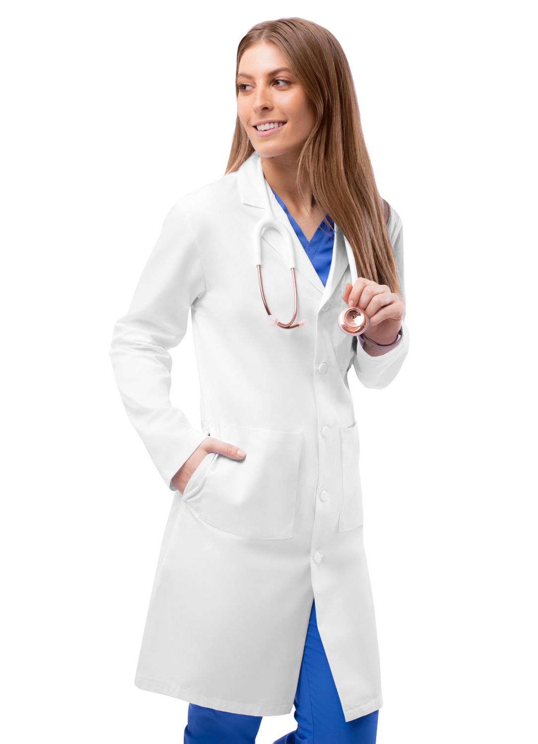 Adar - Unisex 39" Midriff Lab Coat (808)