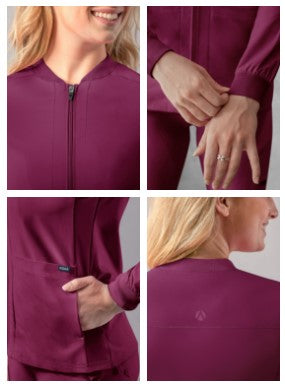 Adar - Women's Bomber Zipped Jacket (A6200)