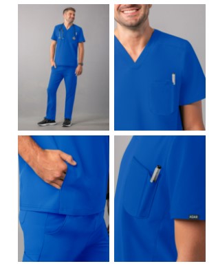 Adar - Men's Modern V-Neck Top (A6010)
