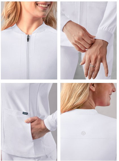 Adar - Women's Bomber Zipped Jacket (A6200)