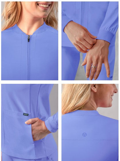 Adar - Women's Bomber Zipped Jacket (A6200)