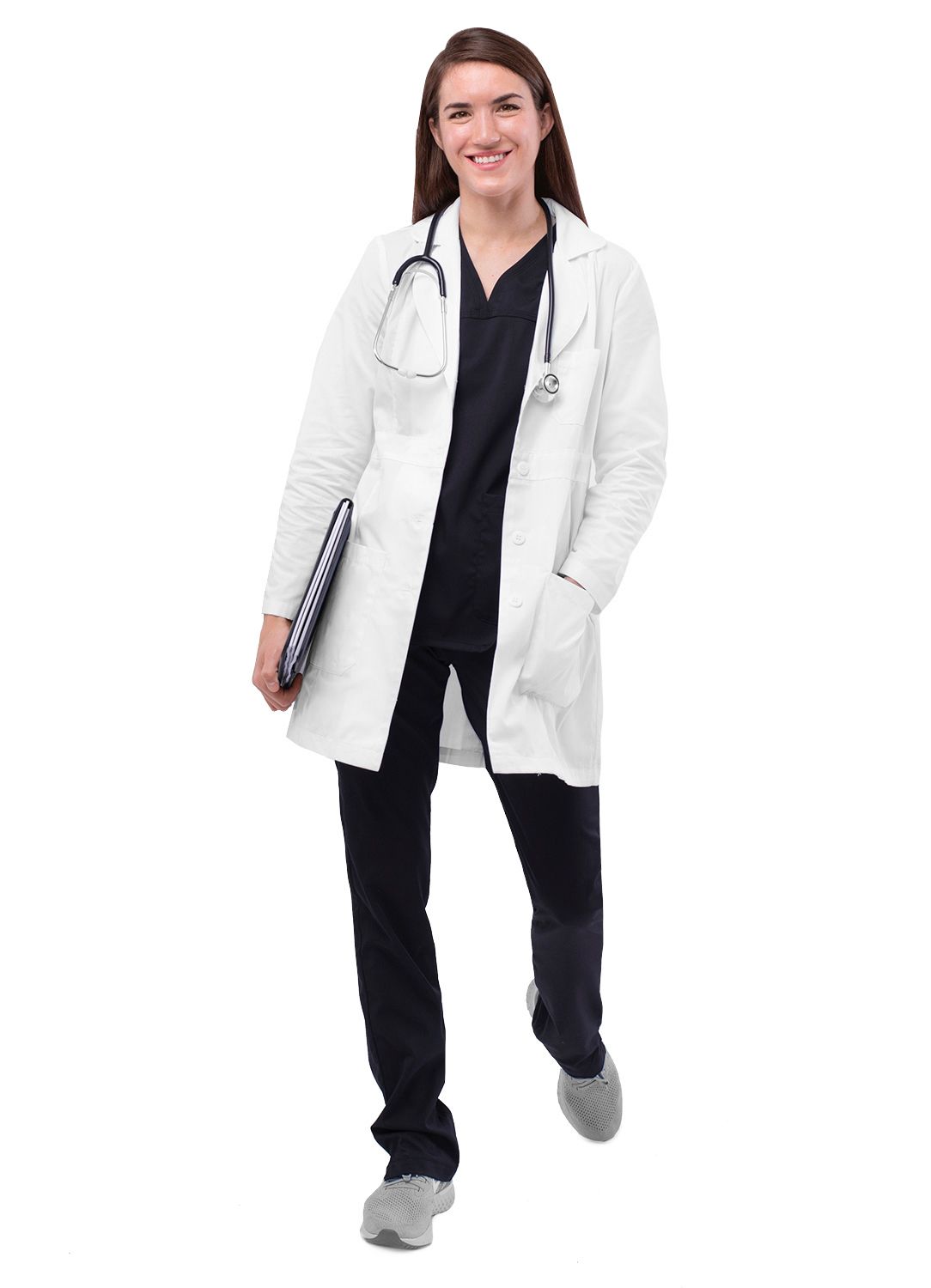 Adar - Women's 33" Adjustable Belt Lab Coat (2817)