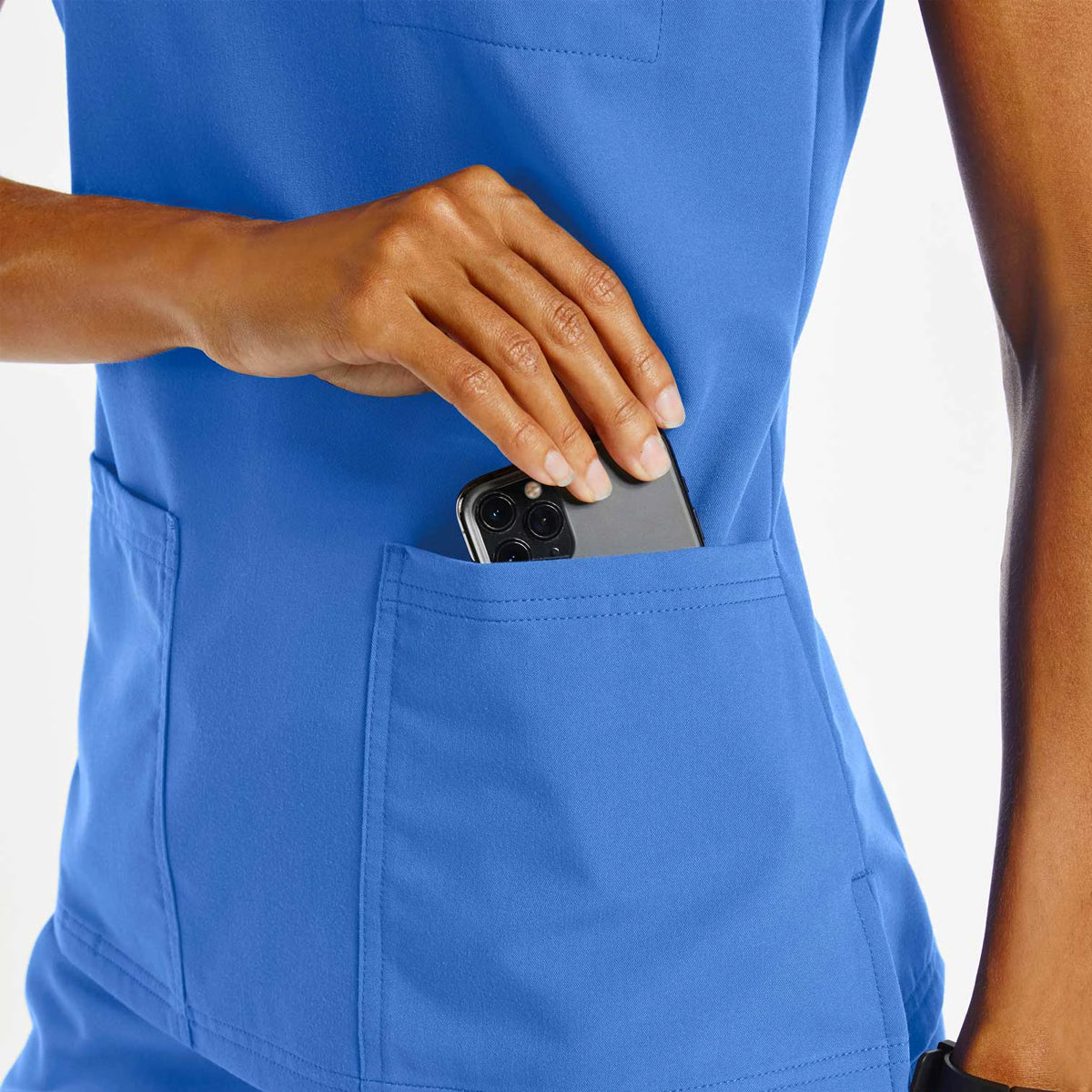 Jaanuu - Women's 3-Pocket Scrub Top (J96172)