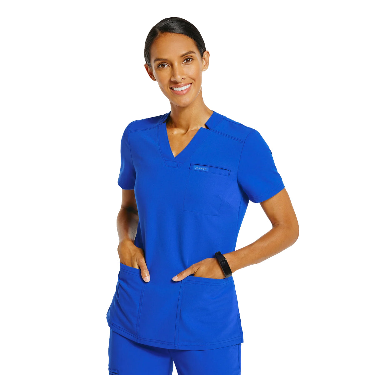 Jaanuu - Women's 3-Pocket Scrub Top (J96172)