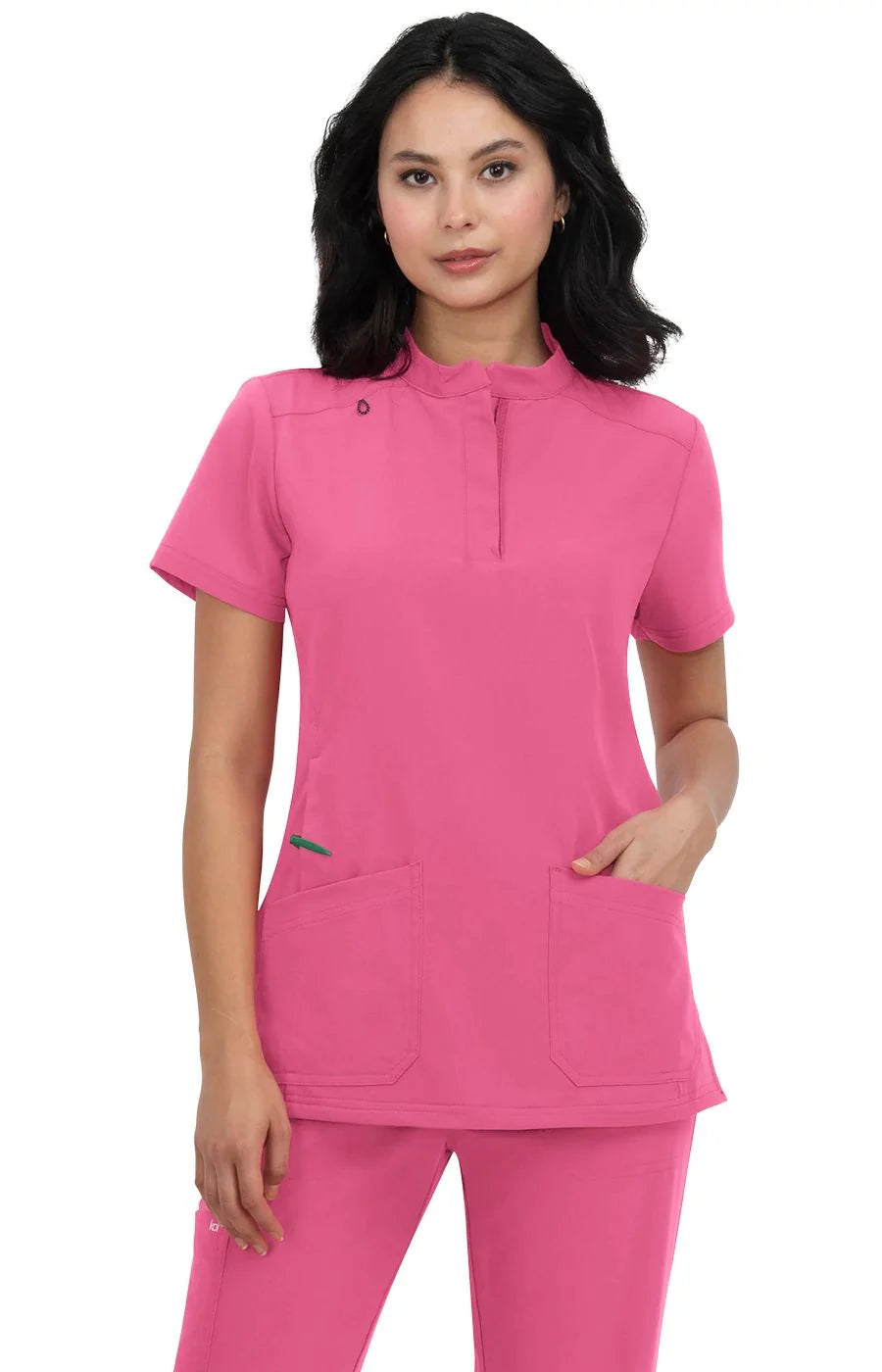 Koi - Next Gen Driven Women's 4-Pocket Mandarin Collar Scrub Top (1081)