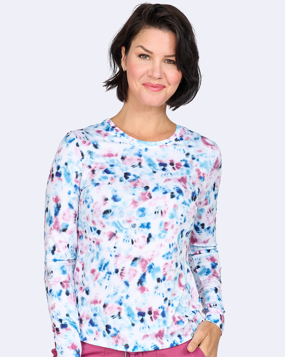 Zavate - Bella Brushed Knit Printed Tee (1155)