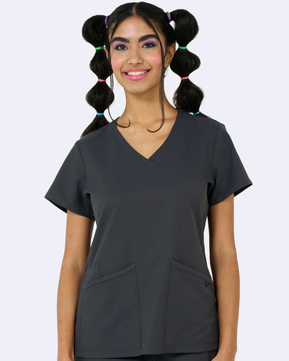 Zavate- Focus V-Neck Top (1165)