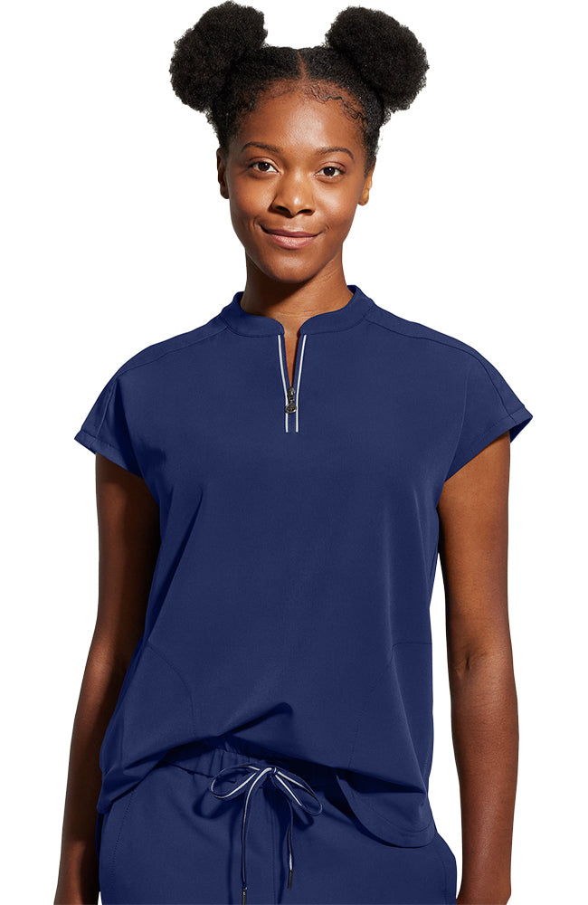 Healing Hands - Women's Sandy Zip Mandarin Collar Scrub Top (2286)