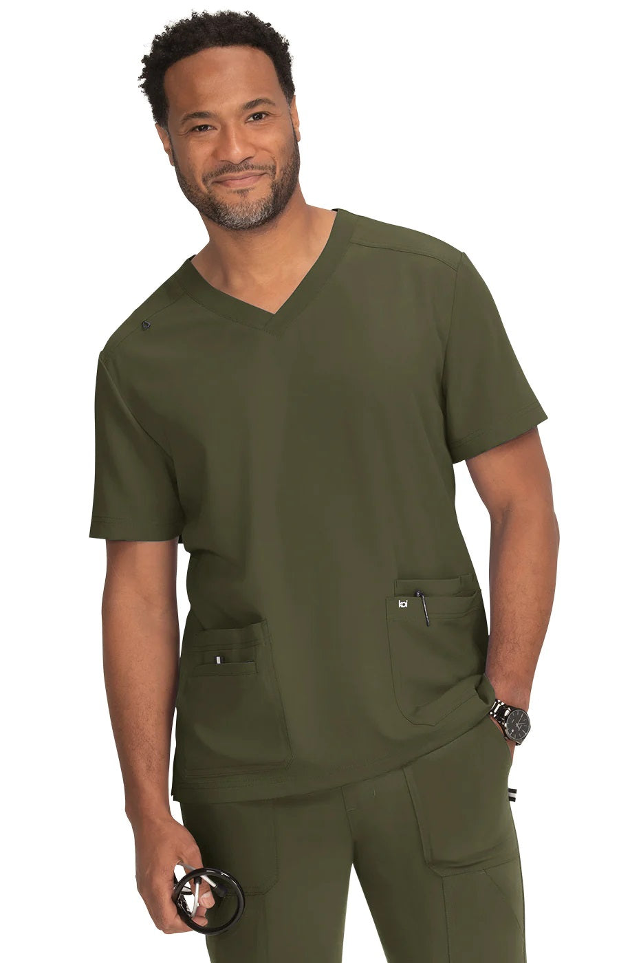 Koi - Next Gen Free to Be Men's 4-Pocket Scrub Top (672)