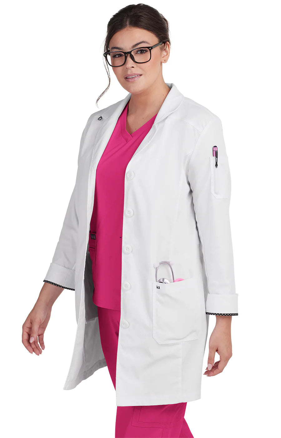 Koi - Essentials Her Everyday Women's 4-Pocket Stretch Lab Coat (457)