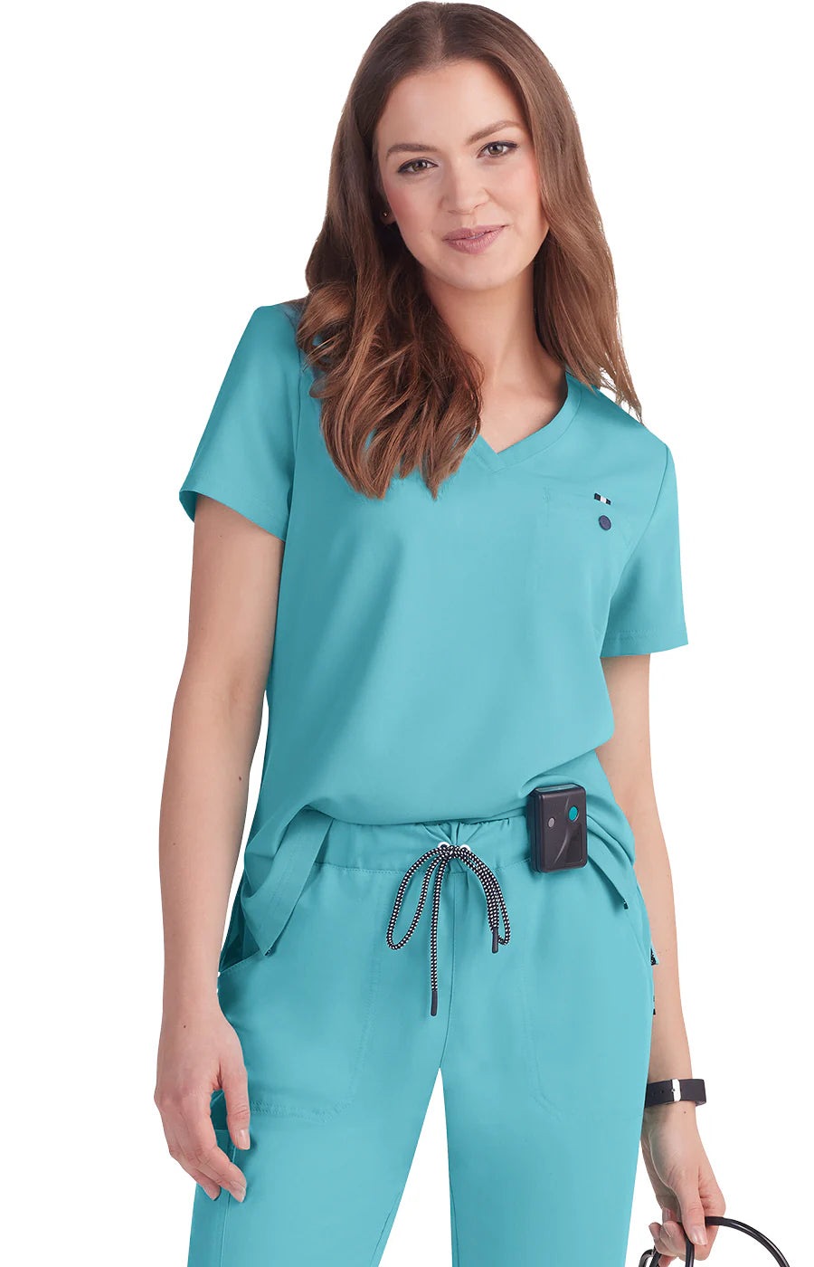 Koi - Next Gen Ready to Work Women's 1-Pocket Tuck-In Scrub Top (1010)