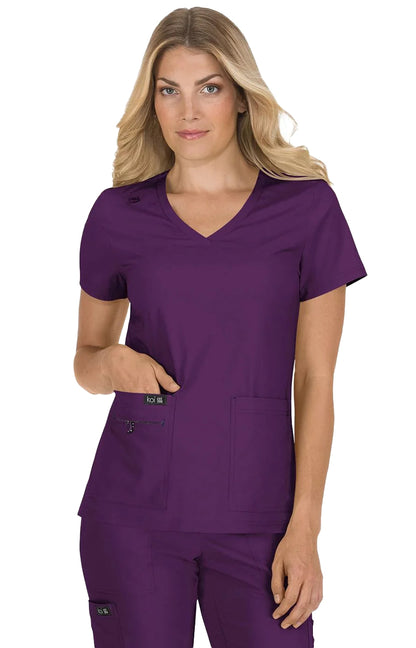 Koi - Basics Becca Women's 4-Pocket Stretch Scrub Top (373)