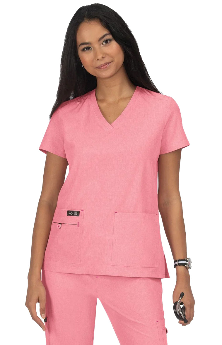 Koi - Basics Becca Women's 4-Pocket Stretch Scrub Top (373)