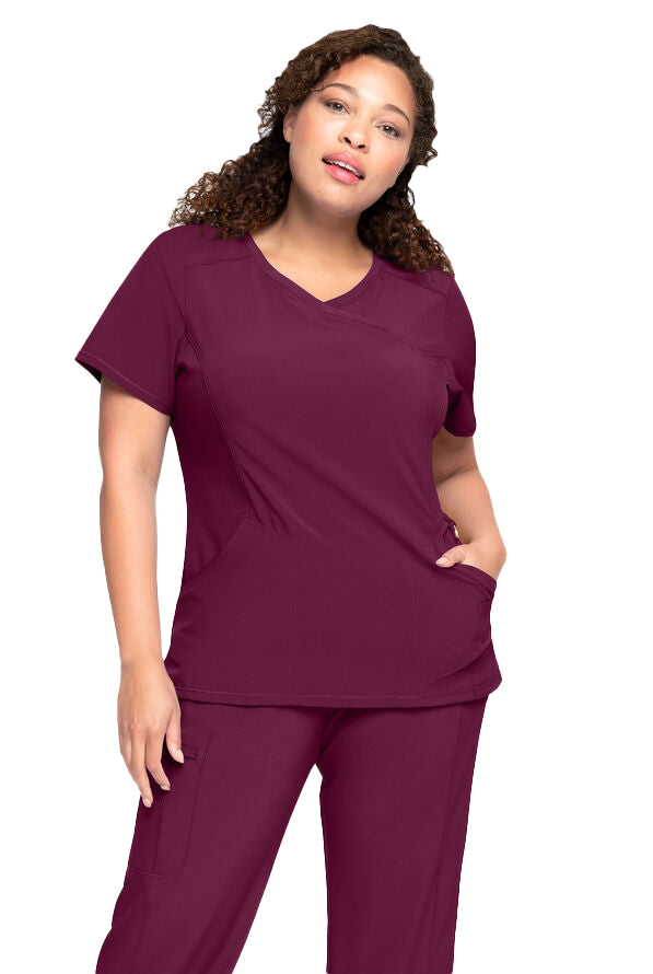 Cherokee - Mock Wrap Top (2625A)