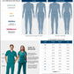 Adar - Unisex V-Neck/Drawstring Pant Scrub Set (S8400)