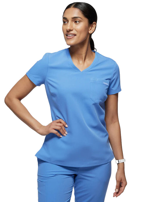 Jaanuu - Women's 2 Pocket Tuck-In Top (J96241)