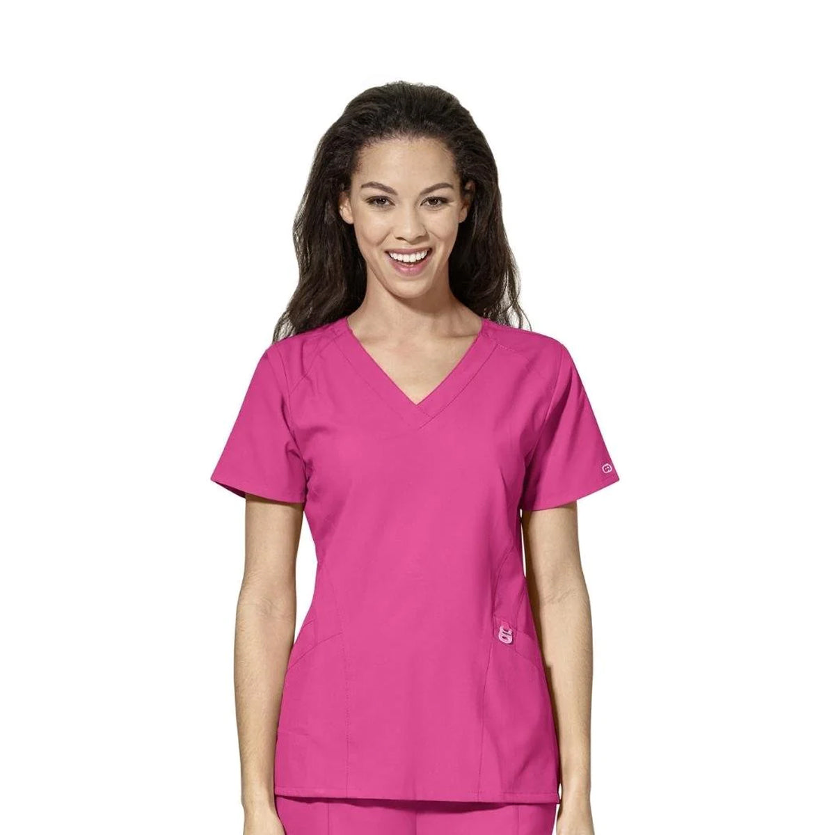 Wonderwink - W123 Women's Stylized V-Neck Scrub Top (6155)