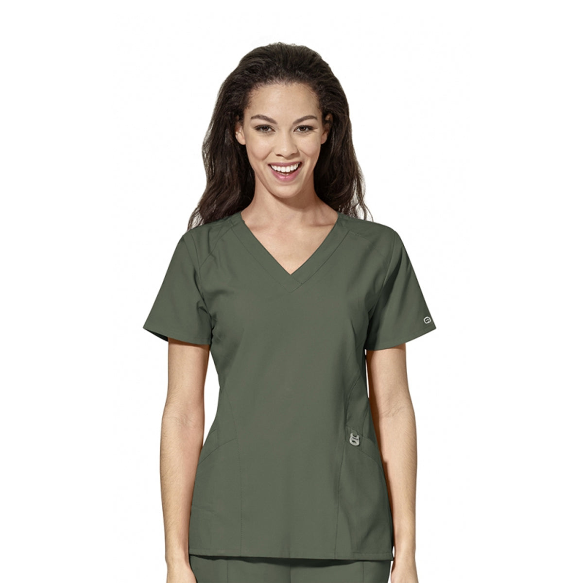 Wonderwink - W123 Women's Stylized V-Neck Scrub Top (6155)