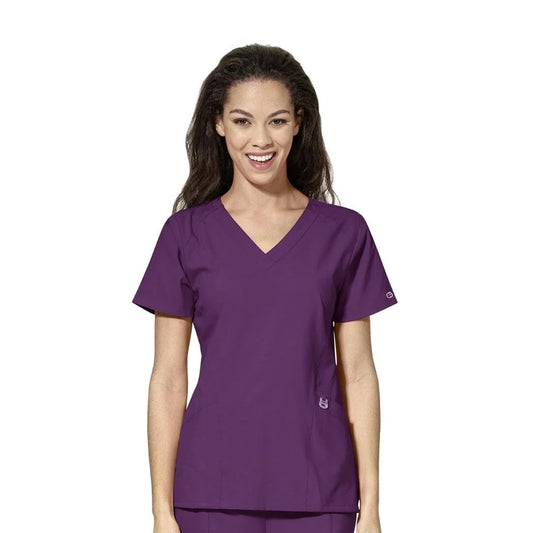 Wonderwink - W123 Women's Stylized V-Neck Scrub Top (6155)