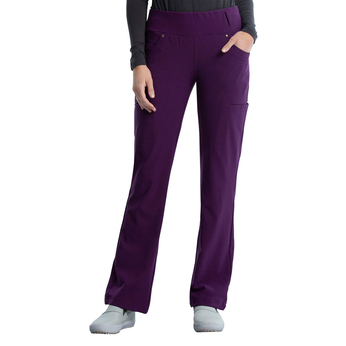 Cherokee - Mid Rise Straight Leg Pull-On Pant (CK002)