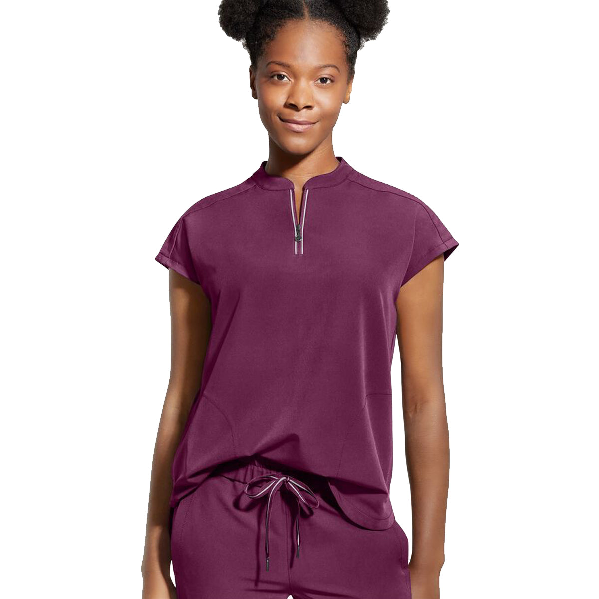 Healing Hands - Women's Sandy Zip Mandarin Collar Scrub Top (2286)