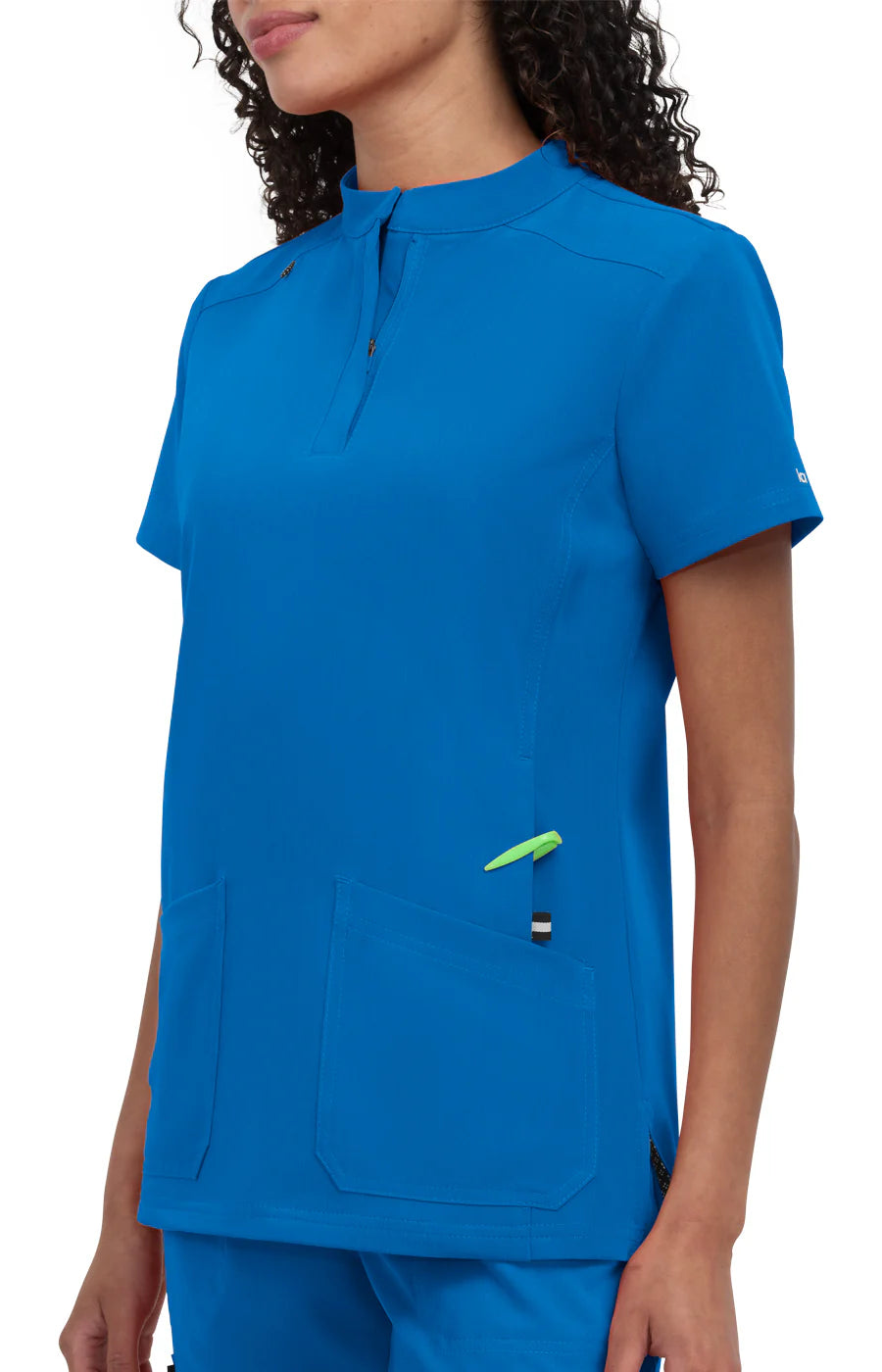 Koi - Next Gen Driven Women's 4-Pocket Mandarin Collar Scrub Top (1081)