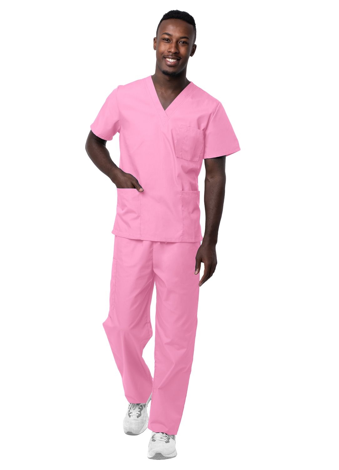 Adar - Unisex V-Neck/Drawstring Pant Scrub Set (S8400)