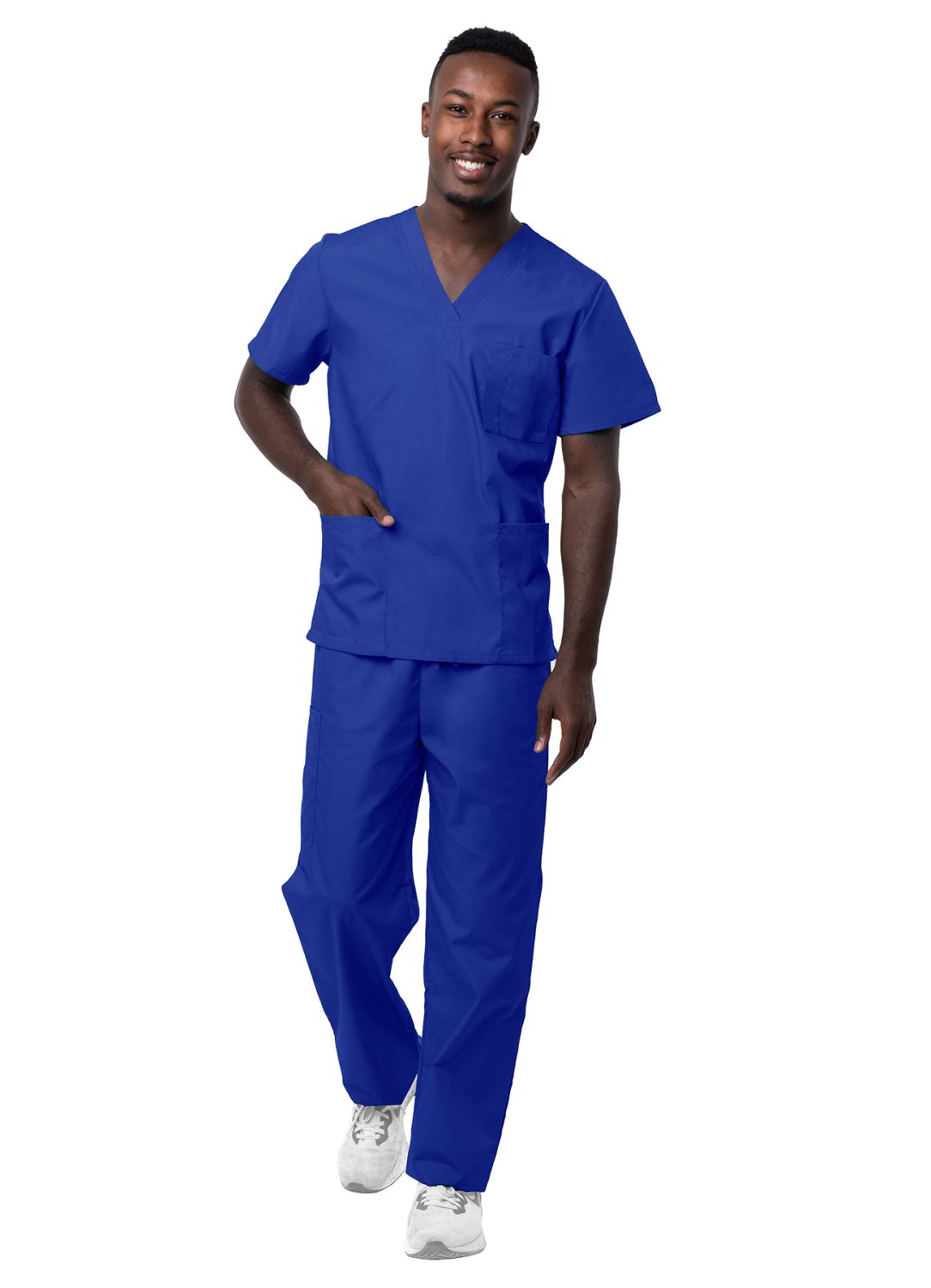 Adar - Unisex V-Neck/Drawstring Pant Scrub Set (S8400)