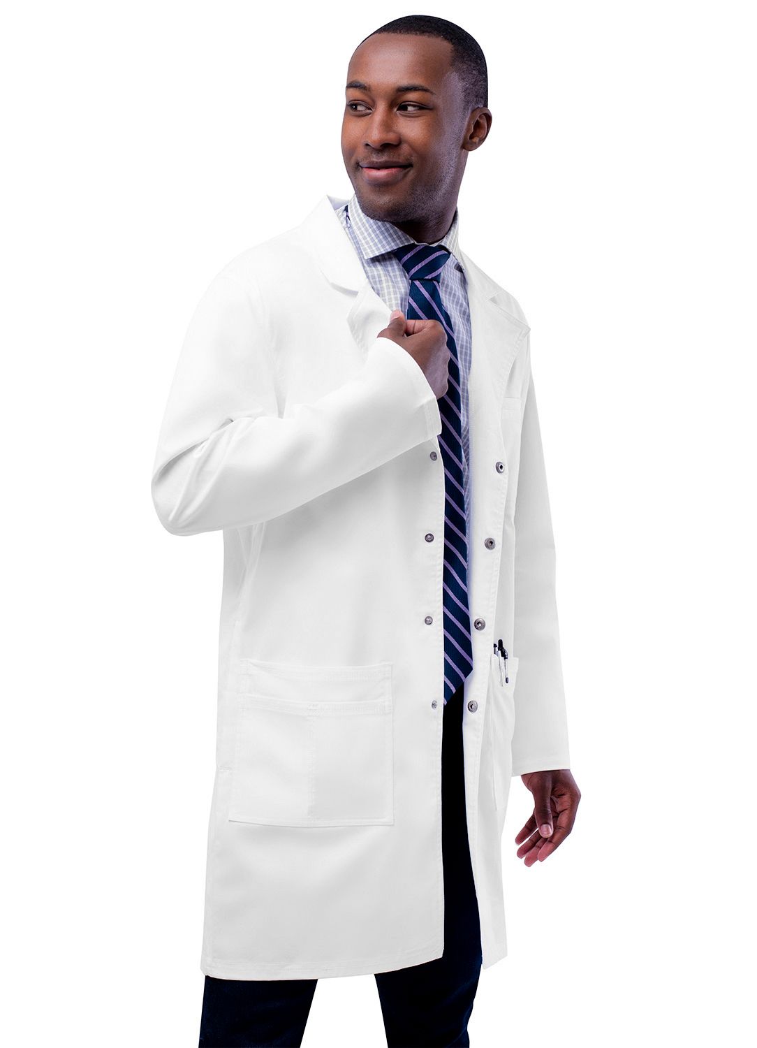 Adar - Unisex 36" Snap Front Lab Coat (3308)