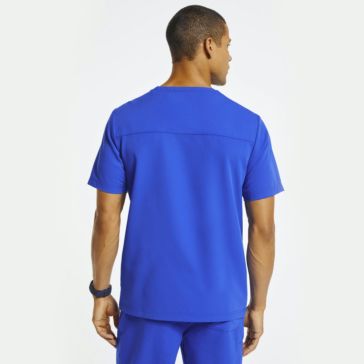 Jaanuu - Men's 4-Pocket V-Neck Scrub Top (J86028)