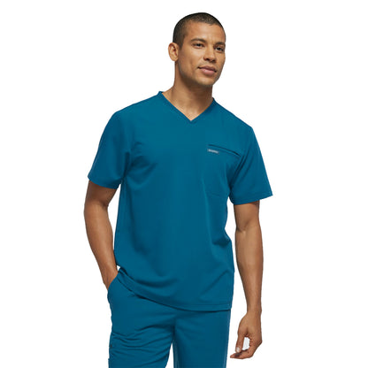 Jaanuu - Men's 2-Pocket Tuck-In Scrub Top (J86055)