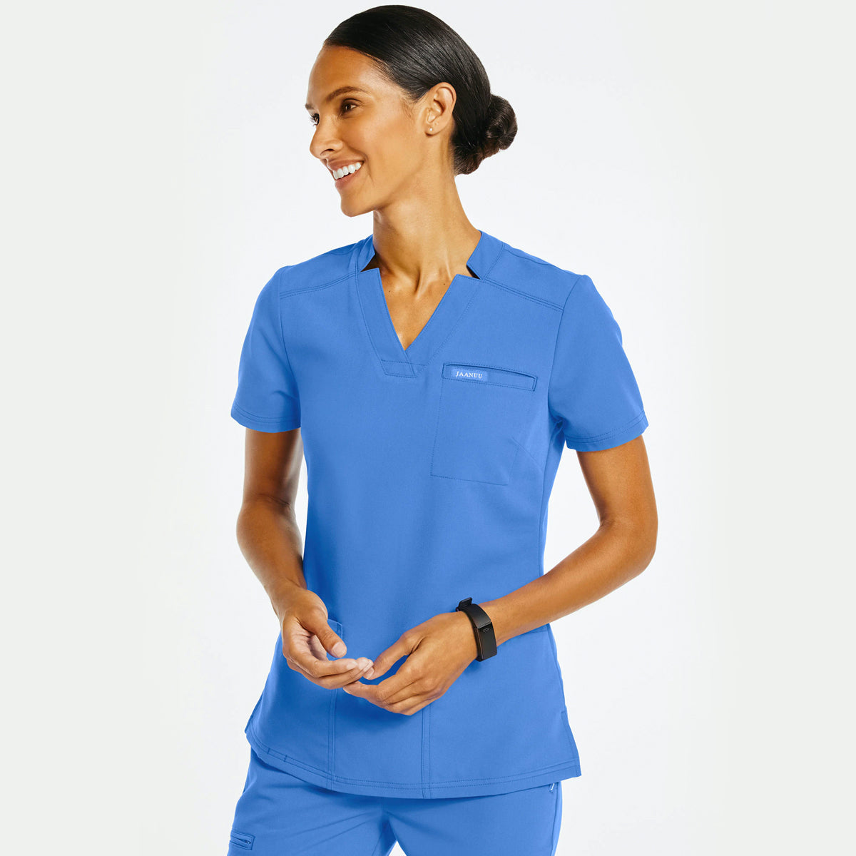 Jaanuu - Women's 3-Pocket Scrub Top (J96172)